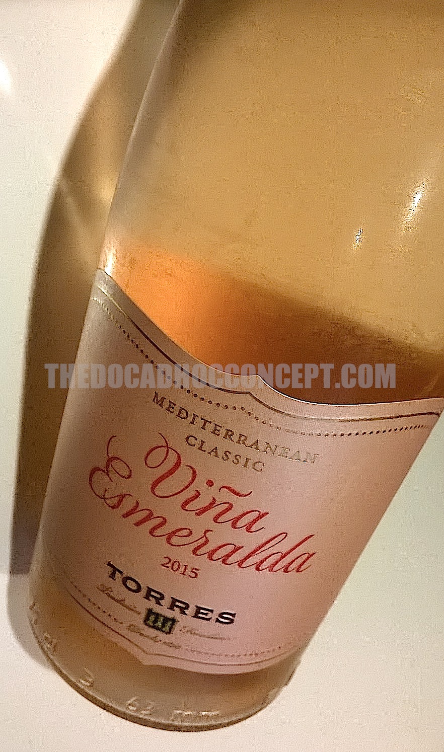 Viña Esmeralda de color rosa. Una piedra preciosa.