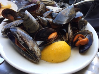 Mejillones de buen tamaño.