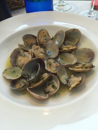 Las almejas.