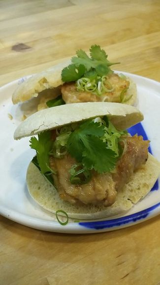 Baos de pollo 