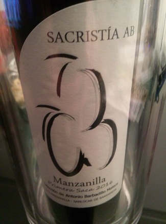 Sacrístía AB Manzanilla Primera Saca 2016