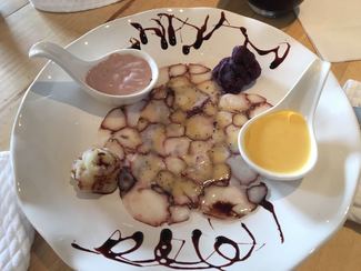 El carpaccio de pulpo