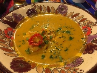 Crema de camarón