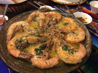 Langostinos Tiestos