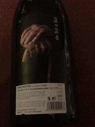 De Sol a Sol Tinta Velasco 2012