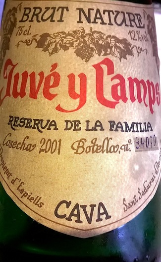 Juvé y Camps Reserva de la Familia BN 2001