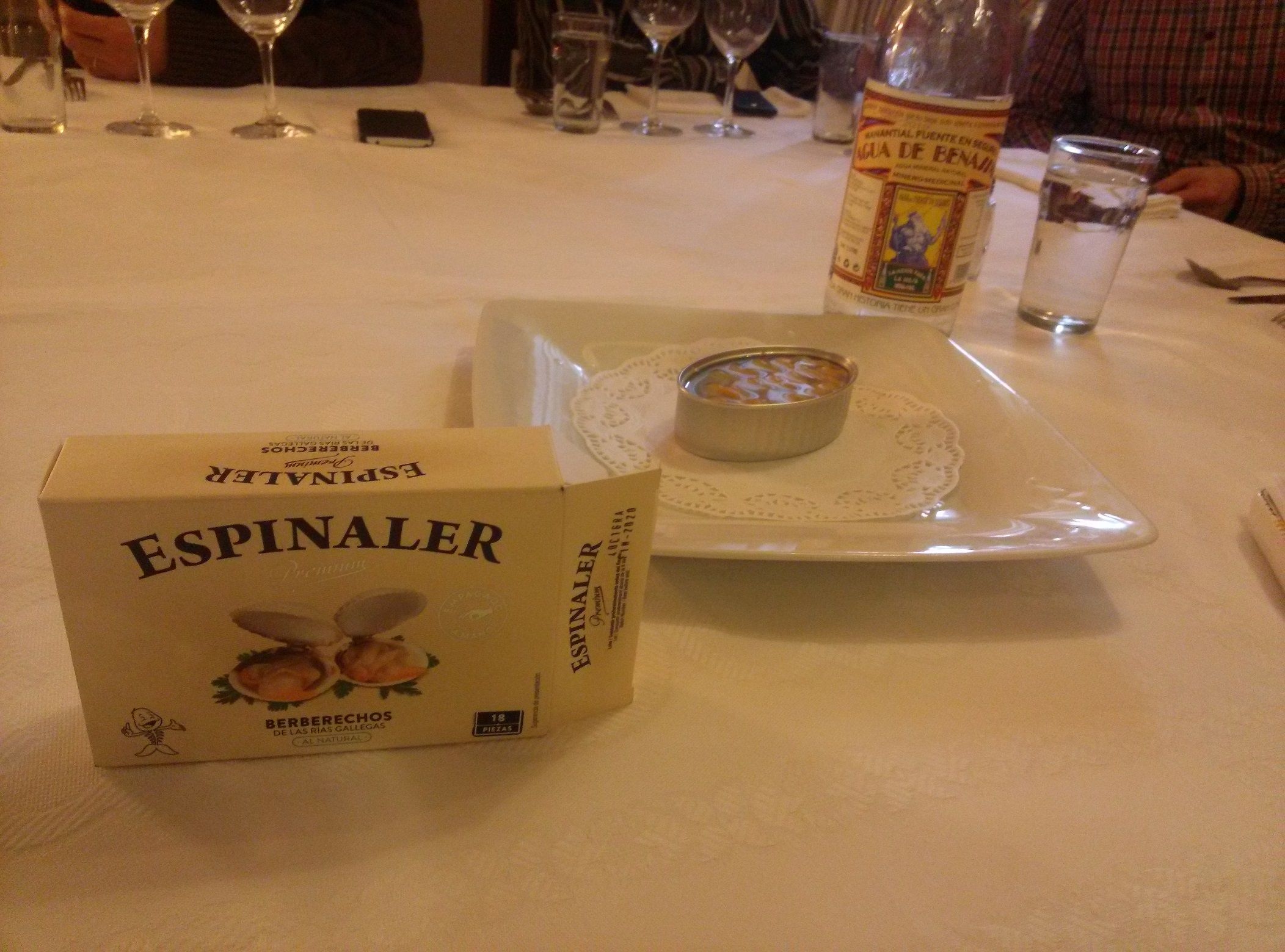 Aperitivo: berberechos tamaño gigante