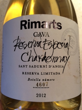 Rimarts Reserva Especial Chardonnay 2012