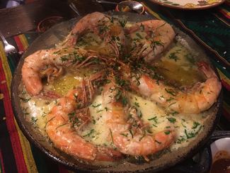 Langostinos Tiestos