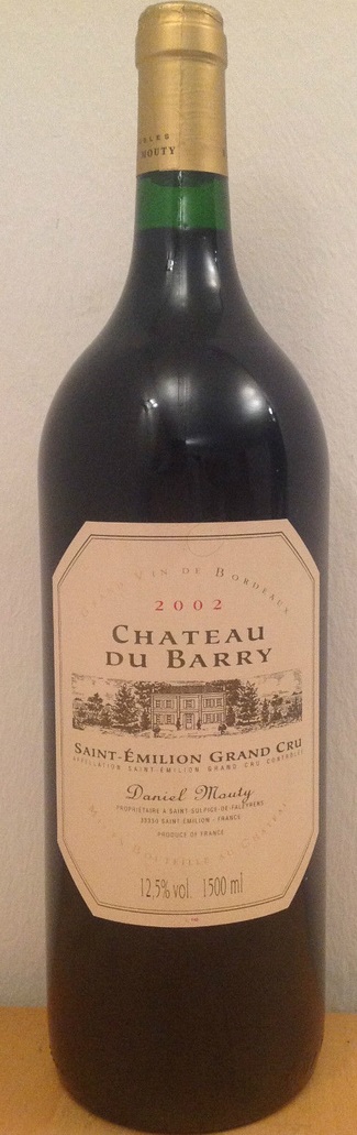 Chateau Du Barry Saint Emilion Grand Cru (Magnum) 2002