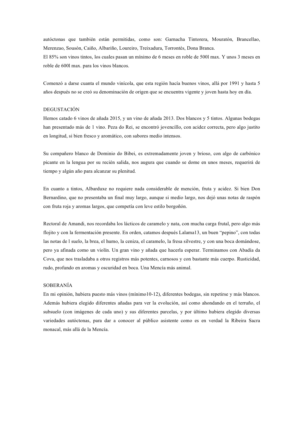 Ribeira Sacra, "El vino de los Césares"