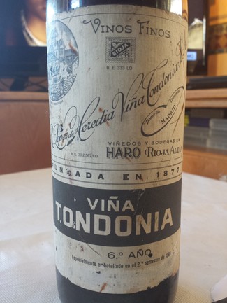 Viña Tondonia 6° año 1980