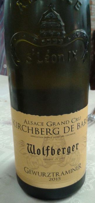 Wolfberger Alsace Grand Cru Kirchberg De Barr Gewurztraminer 2015