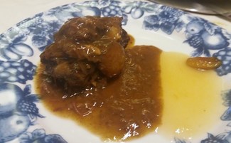 Rabo en salsa