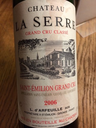Chateau La Serre Grand Cru Classé 2006