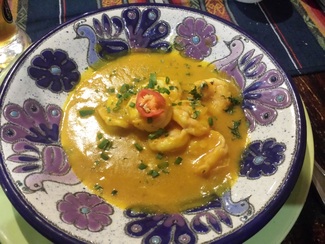 Crema de camarón