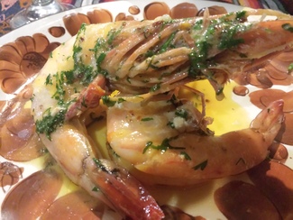 Langostinos Tiestos