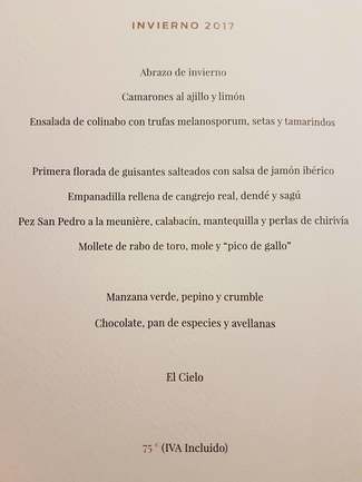 Restaurante Dos Cielos Madrid en Madrid