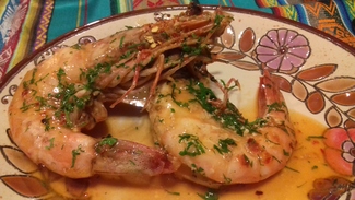 Langostinos Tiestos