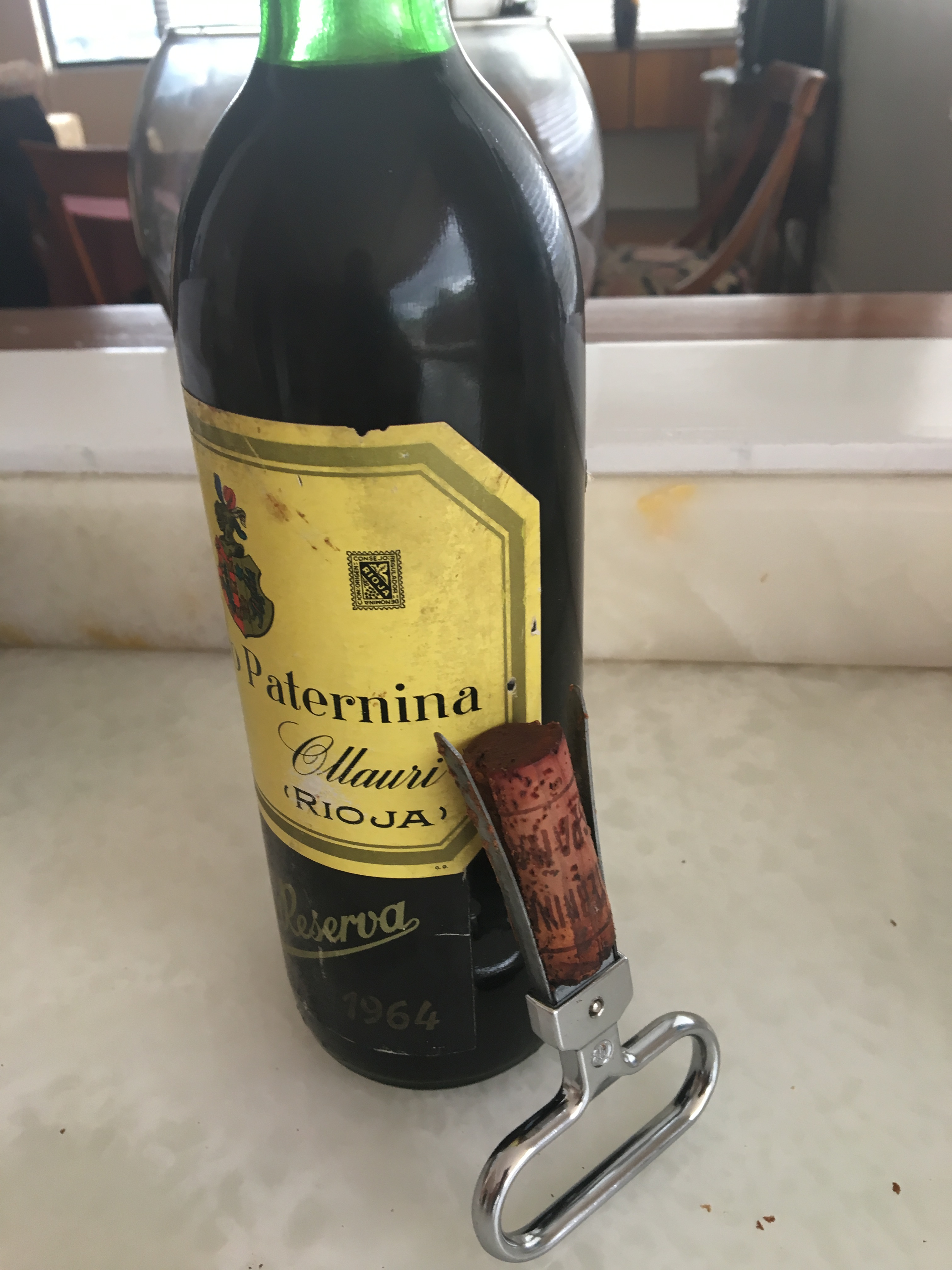 Excepcional Paternina con un corcho increible