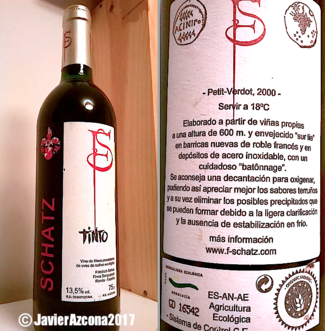 Schatz Petit Verdot 2000