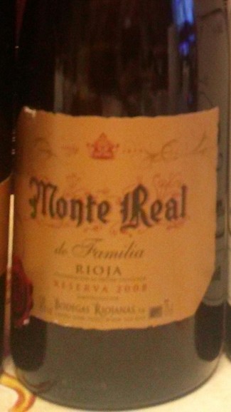 Monte Real Reserva de familia 2008