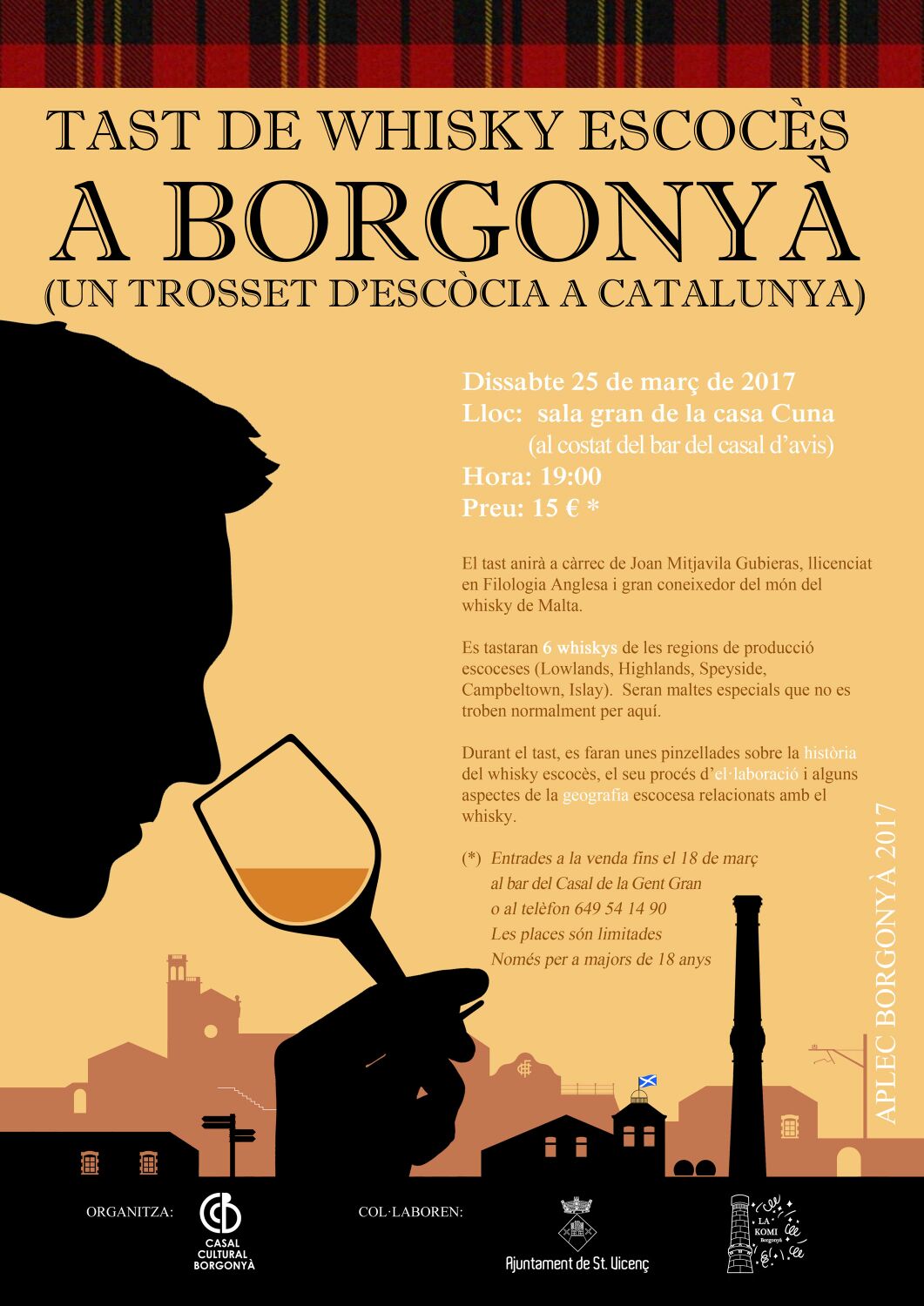 Cata de whiskys en Borgonyà (Barcelona)