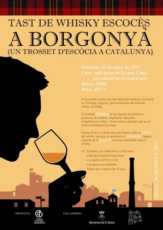 Cata de whiskys en Borgonyà (Barcelona)