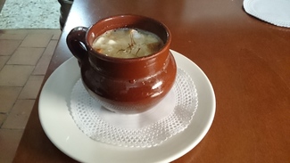 Auténtica sopa de ajo serrana