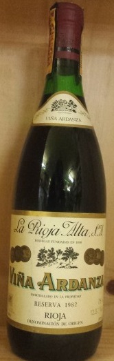 Viña Ardanza Reserva 1982