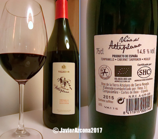 Villagran Tempranillo-Cabernet Sauvignon 2015