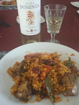 Con el arroz