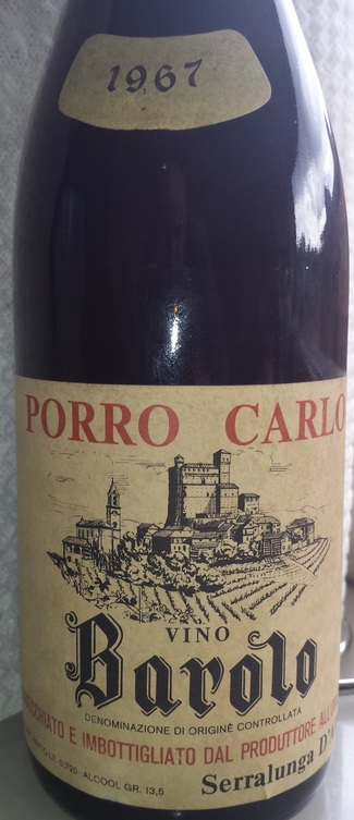 Carlo Porro Riserva 1967