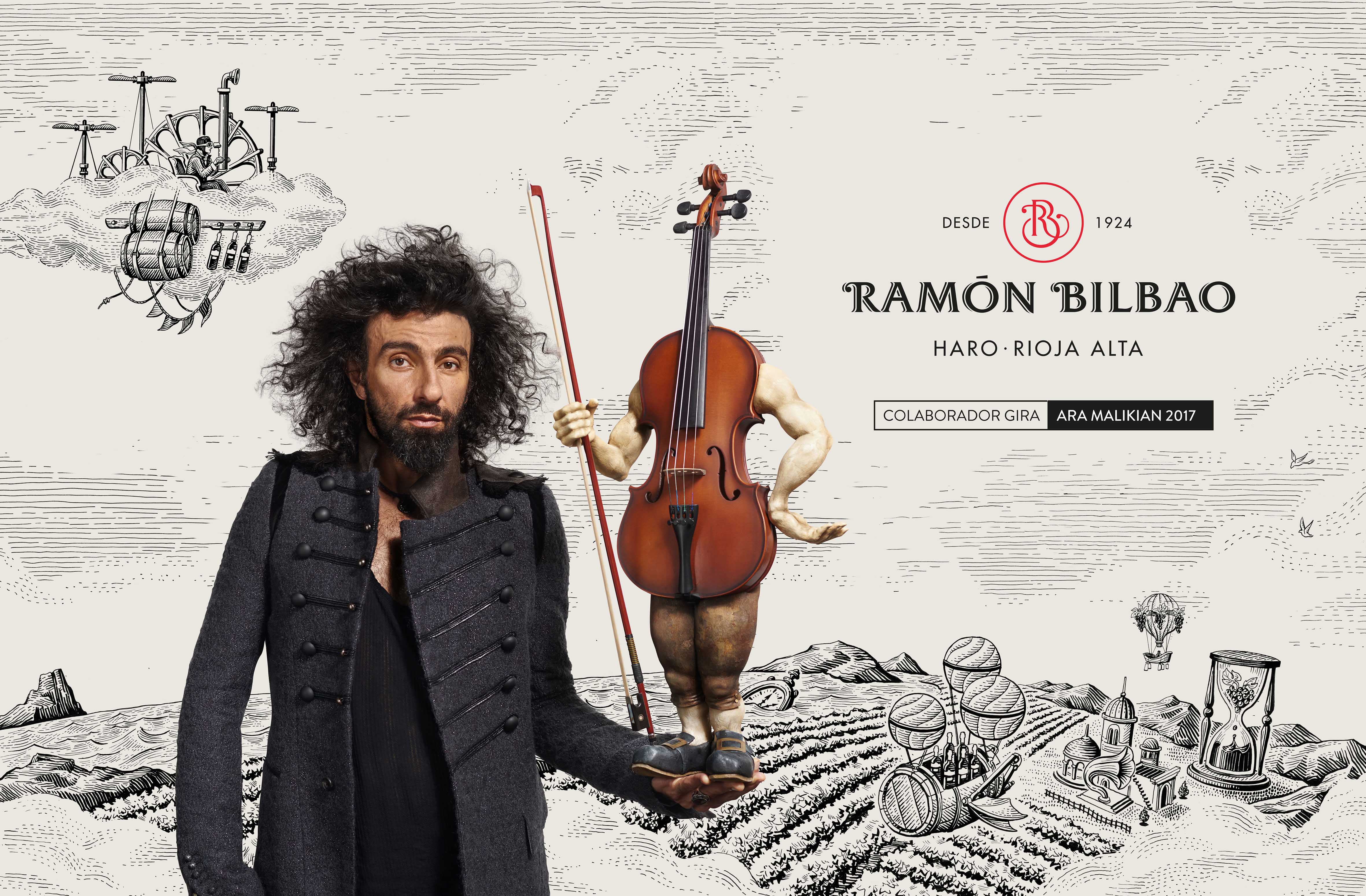 Ramón Bilbao se suma a la Gira por España del violinista Ara Malikian