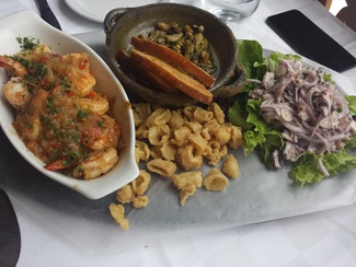 Tablita de mariscos