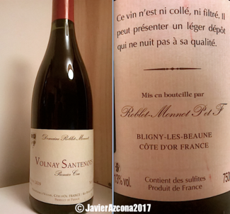 Roblet Monnot Volnay-Santenots 2009