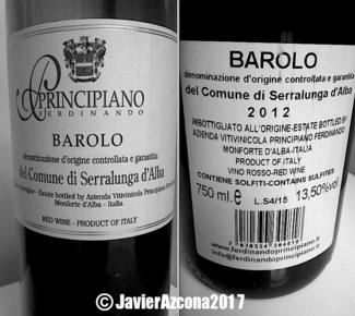 Principiano Ferdinando del Comune di Serralunga d´Alba 2012