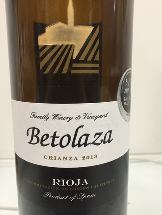 Betolaza Crianza 2013