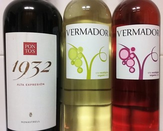 Trío de Vinos de La Bodega de Pinoso