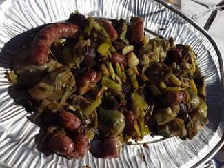 Longanizas y morcillas
