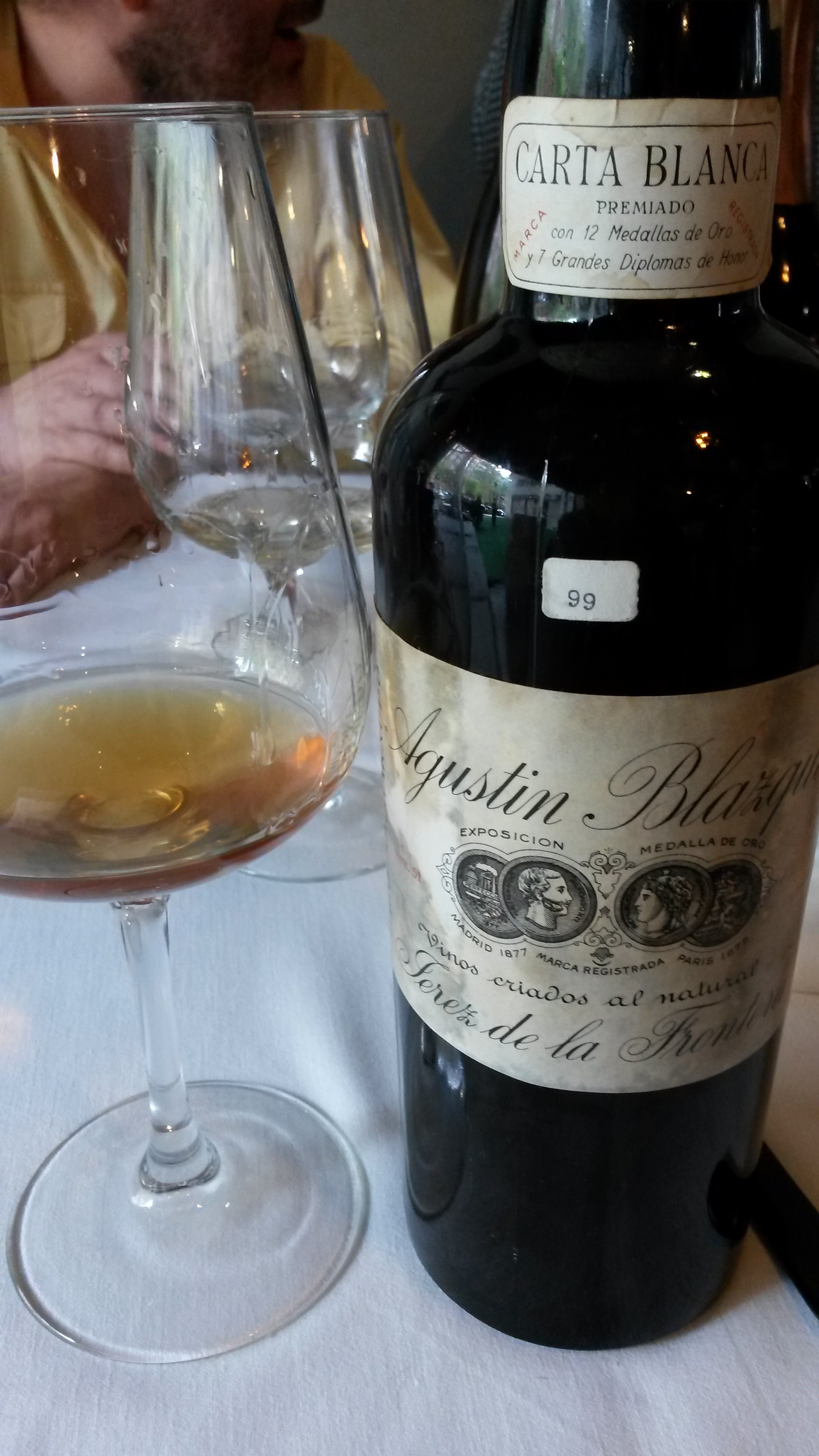 Agustín Blázquez Fino Amontillado Carta Blanca (60’s)