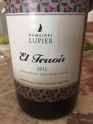 Domaines Lupier .El terroir 2011