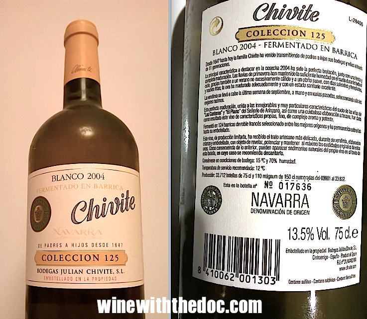 La Delicia de Chivite. Los dos cuatros