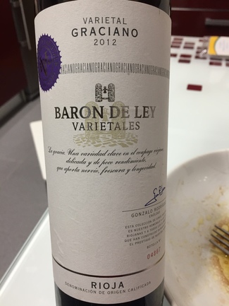 Barón del Ley Varietales Graciano 2012