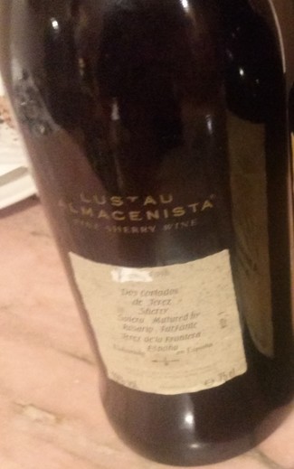 Dos Cortados Lustau Almacenista Rosario Farfante