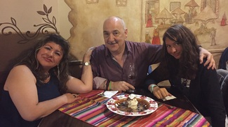 Con la familia