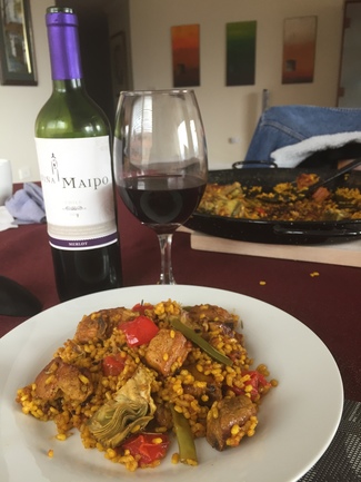 Con la paella