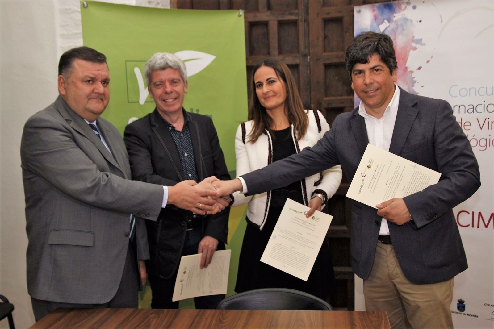 Spanish Organic Wines firmó el convenio de colaboración con Ecovalia en Ecoracimo 2017
