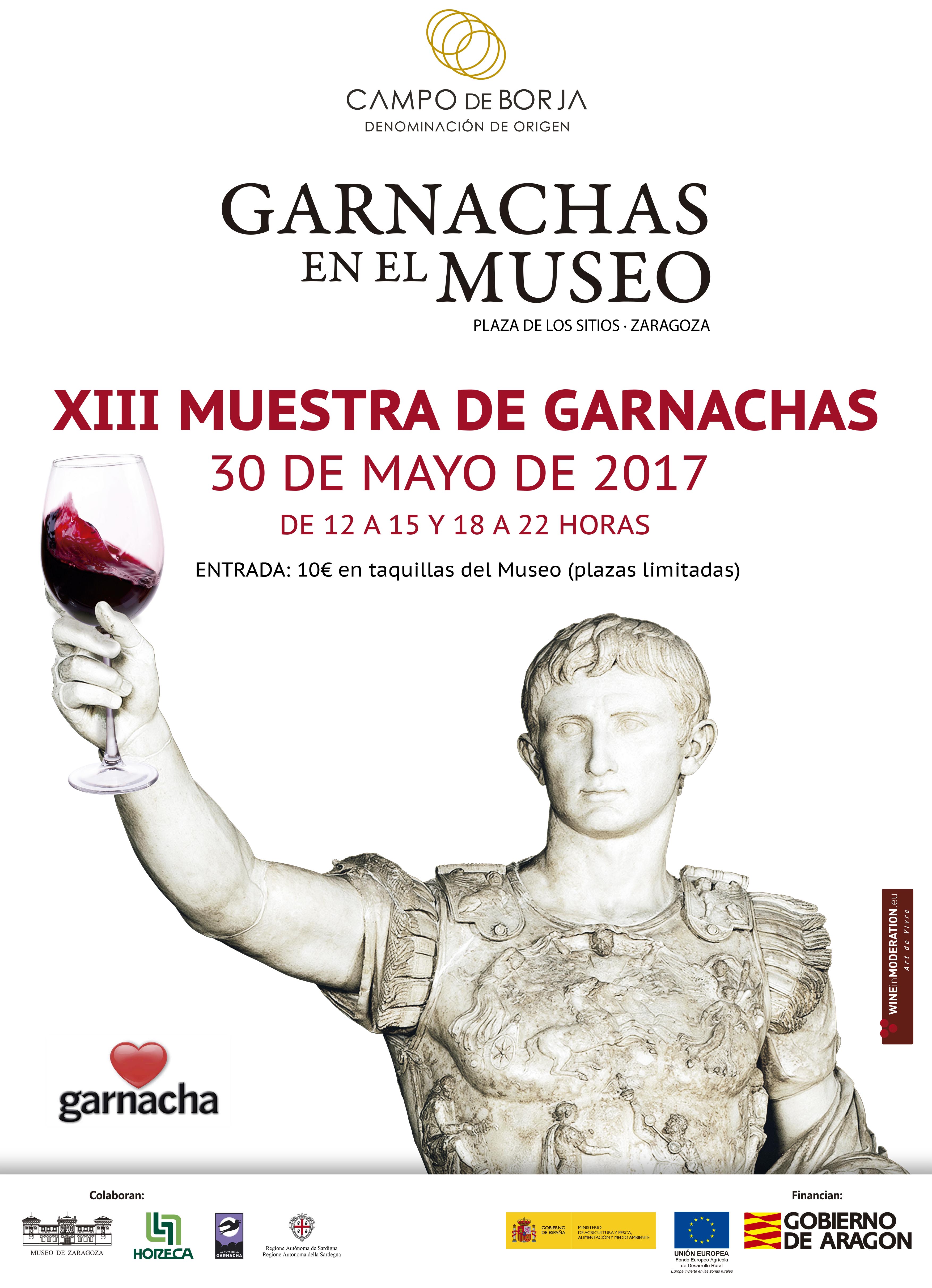 La D.O. Campo de Borja celebrará la XIII edición de la Muestra de Garnachas