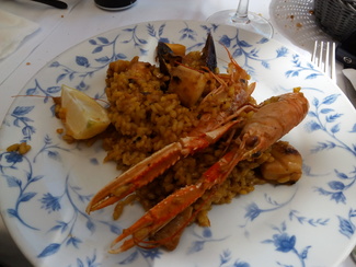 Paella marinera